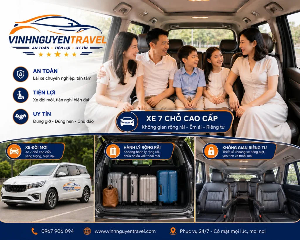 Thuê xe riêng đi cửa khẩu giúp chủ động lịch trình và thoải mái hơn khi di chuyển.