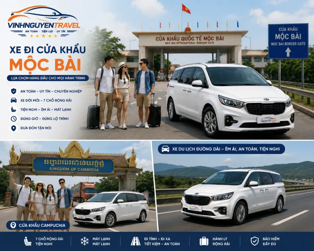 Thuê xe cửa khẩu linh hoạt thời gian
