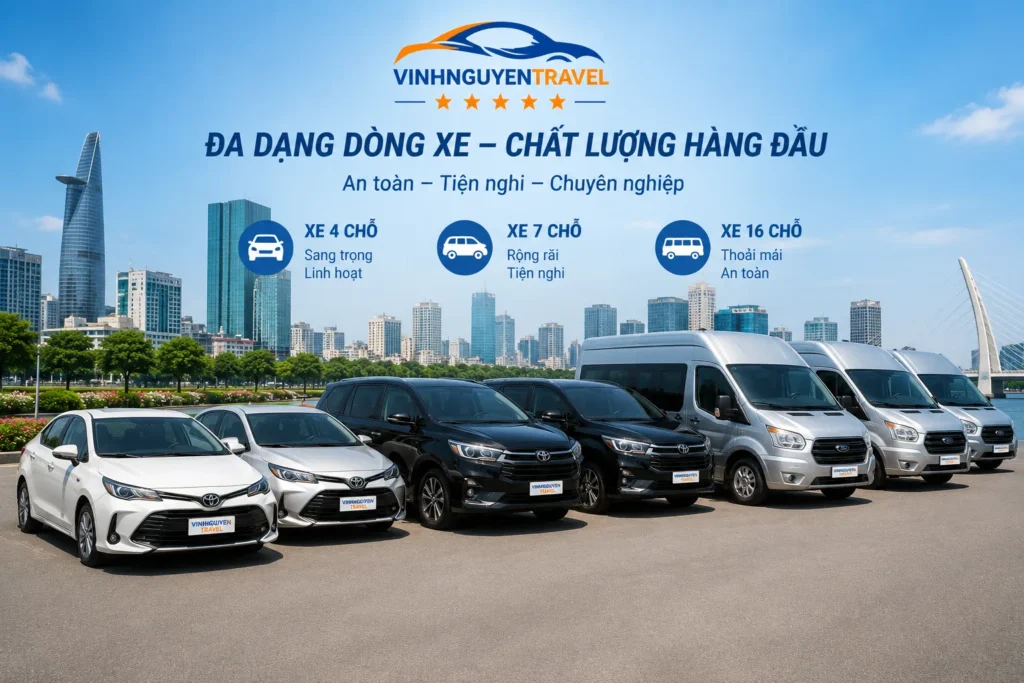 City tour đêm mang đến trải nghiệm khám phá Sài Gòn sôi động và hiện đại.