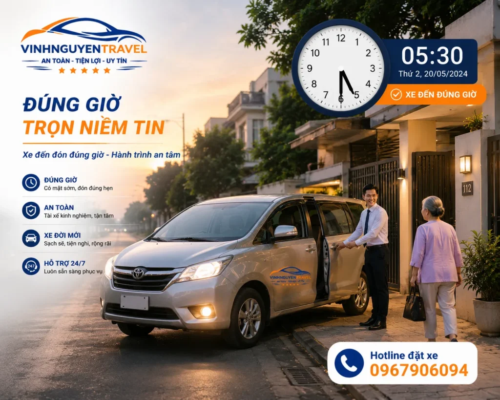 Đặt xe trước giúp khách hàng chủ động lịch trình khám bệnh