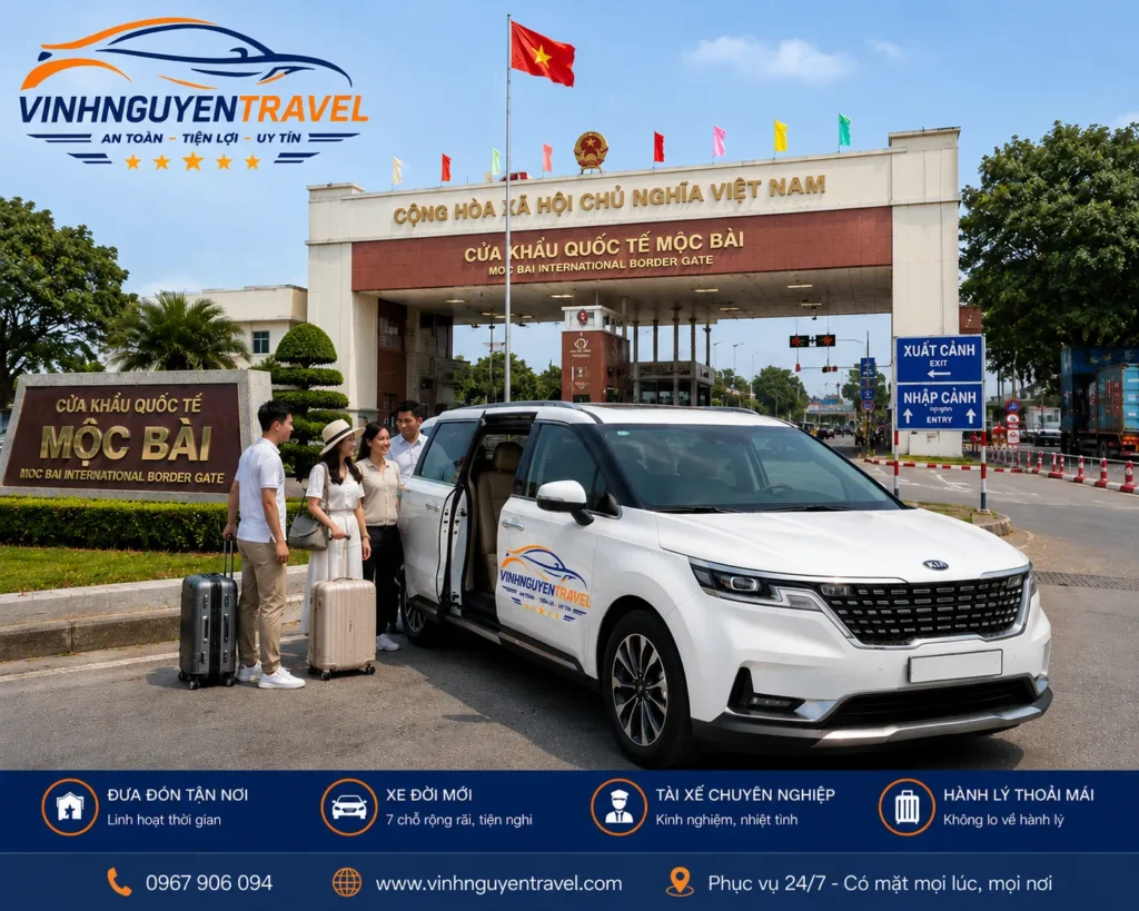 Cửa khẩu Mộc Bài là tuyến được khách hàng lựa chọn nhiều nhất từ TP.HCM.