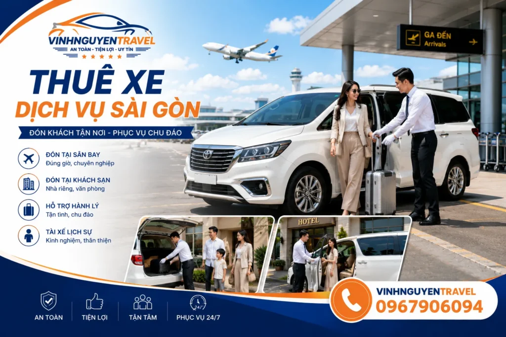 Dịch vụ đưa đón tận nơi giúp khách hàng tiết kiệm thời gian khi di chuyển